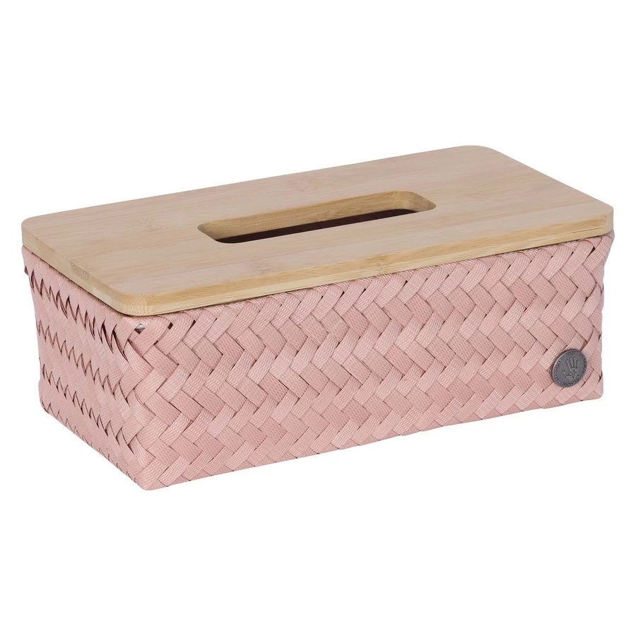 Handed By Tissue Box Top Fit Rectangular10x27x15 Cm - Handgemaakt - Copper Blush