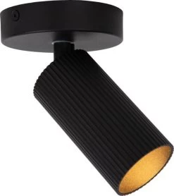 Lucide Clubs Plafondspot 1x GU10 Zwart