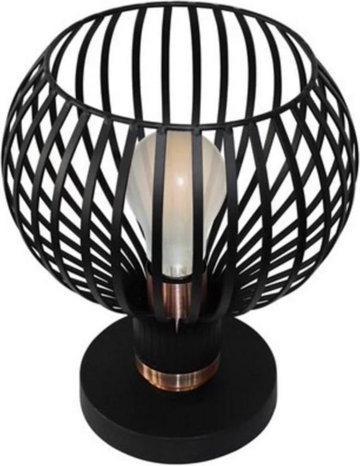 Fantasia Raga Tafellamp Zwart/Koper 1x E27 Socket