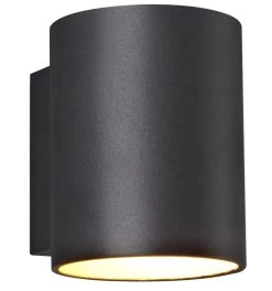 Fantasia Nidum Wandlicht Rond Mat Zwart/Goud G9