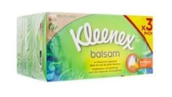 Kleenex Zakdoekjes Papier Balsem 3x64 Stuks