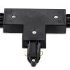 Fantasia Track Verlichting Mono Fase T-connector Zwart Binnen Aarding
