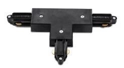 Fantasia Track Verlichting Mono Fase T-connector Zwart Binnen Aarding