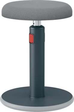 Leitz Cosy Ergo Zit-Sta Stoel Fluweel Grijs