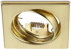 Trio Jura Inbouwspot Vierkant Messing 8x8 Cm GU10