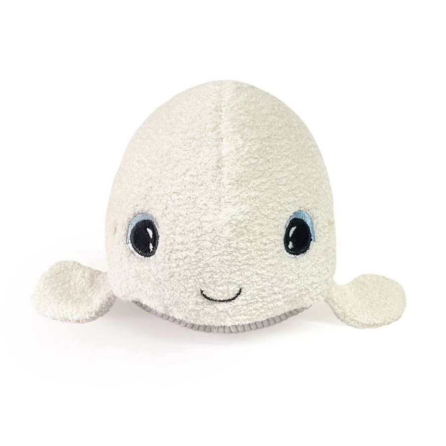 Pabobo Nachtlamp-Knuffel Beluga Wit 3 Kleuren - Muzikaal - Huilsensor - Afbeelding 3