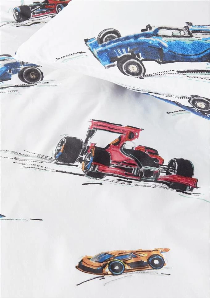 Beddinghouse Dekbedovertrekset Katoen Kids Race Cars Multi - 140x220 Cm - Afbeelding 3