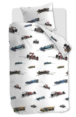 Beddinghouse Dekbedovertrekset Katoen Kids Race Cars Multi - 140x220 Cm