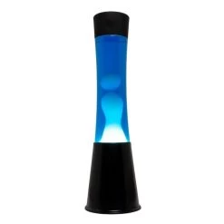 Fisura Lava Lamp Tower Cyan Black Base
