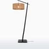 Good & Mojo Iguazu Vloerlamp Zwart/Naturel
