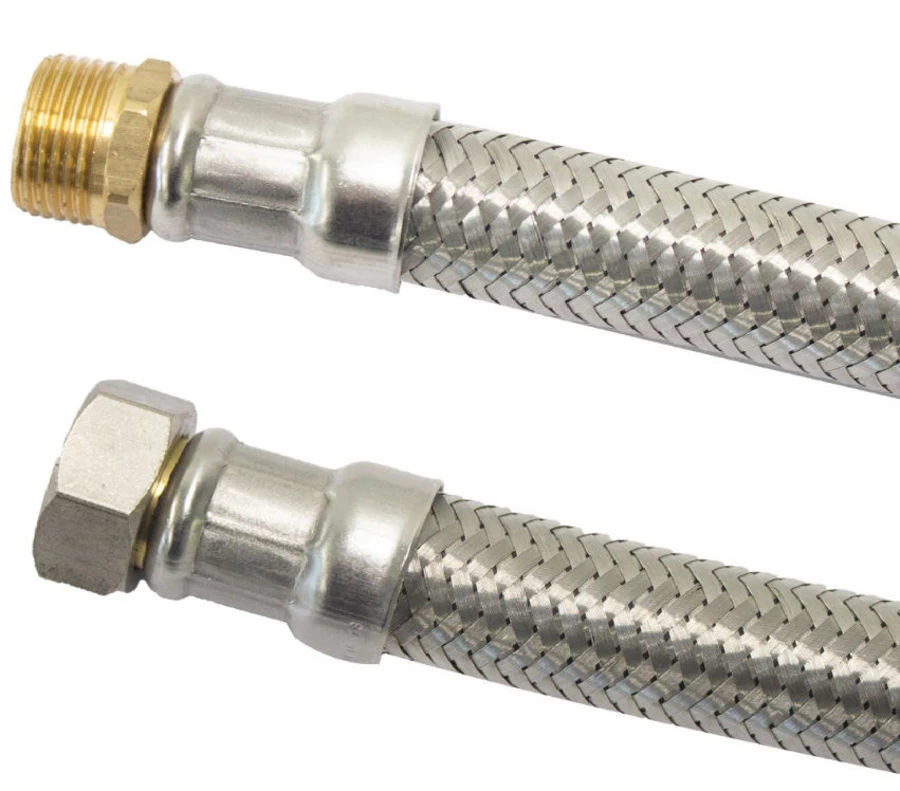 Superflex Inox 25 EPDM Alu DN13 L500 3/4MF - Warmwaterverbindingen