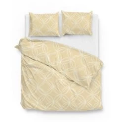 Zo!Home Dekbedovertrekset Agnetha YellowKatoen - 260x220 Cm