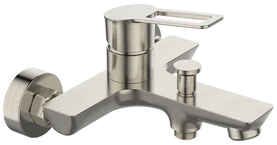 Aquatrends Braga Bad/Douche Kraan Geborsteld Inox - Afbeelding 2