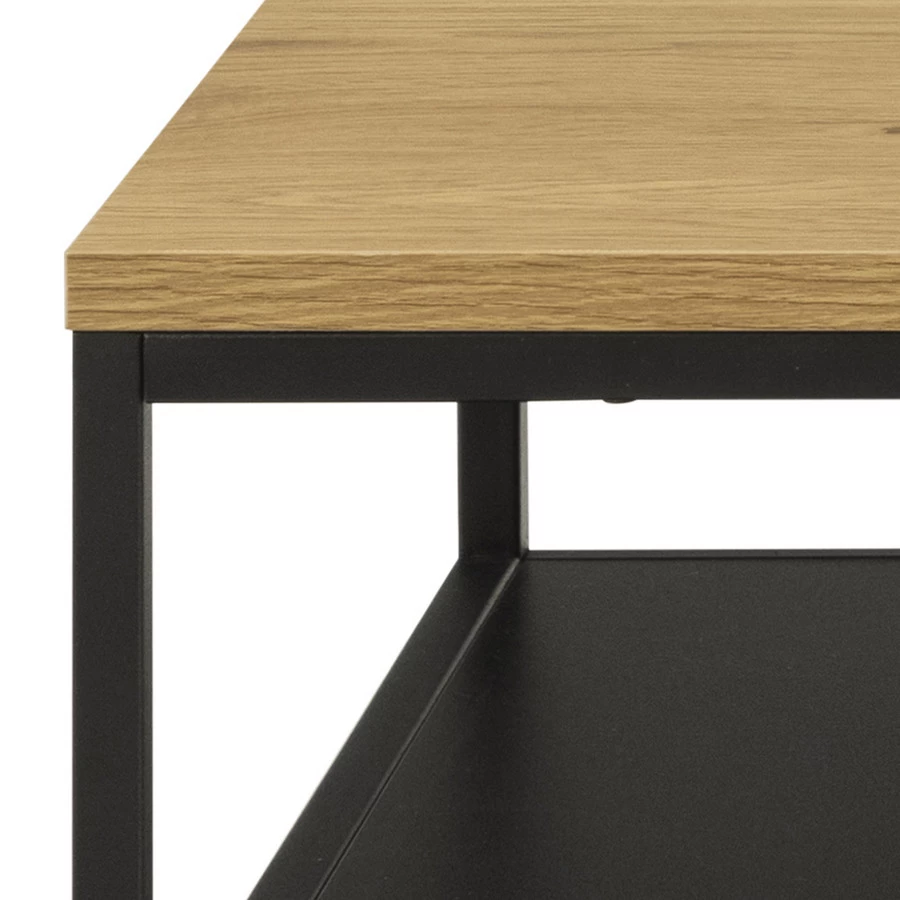 Gila Salontafel 120x60x42 Cm Wild Oak/ Black - Afbeelding 7