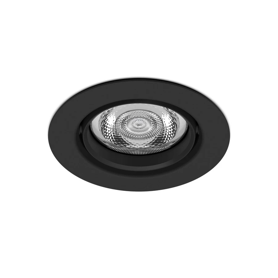 Philips Impala Inbouwspot Zwart Richtbaar Rond 1x 6W 230V - Afbeelding 2