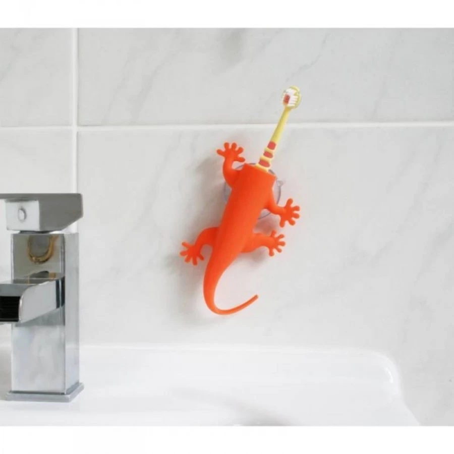J-Me Larry Hagedis Tandenborstelhouder Oranje - Afbeelding 2