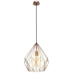 Eglo Carlton Pendel Vintage Koper E27 - 1100x310mm