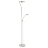 Eglo Sarrione Led Vloerlamp Nikkel Mat 1x17,28W + 1x2,88W + 1x4.5W