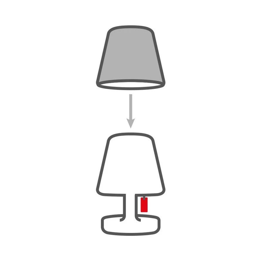 Fatboy Lamp Cover Cooper Cappie Mr Pink - Afbeelding 2