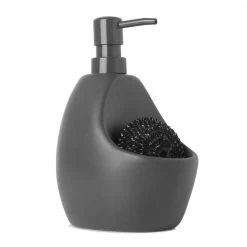 Umbra Zeepdispenser Joey Charcoal Met Scrubby