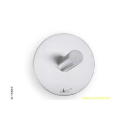 ZACK Duplo Handdoekhaken Rond RVS Mat - Set Van 2