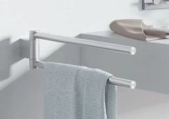 ZACK Atore Handdoekhouder 2-armig 46cm RVS Mat