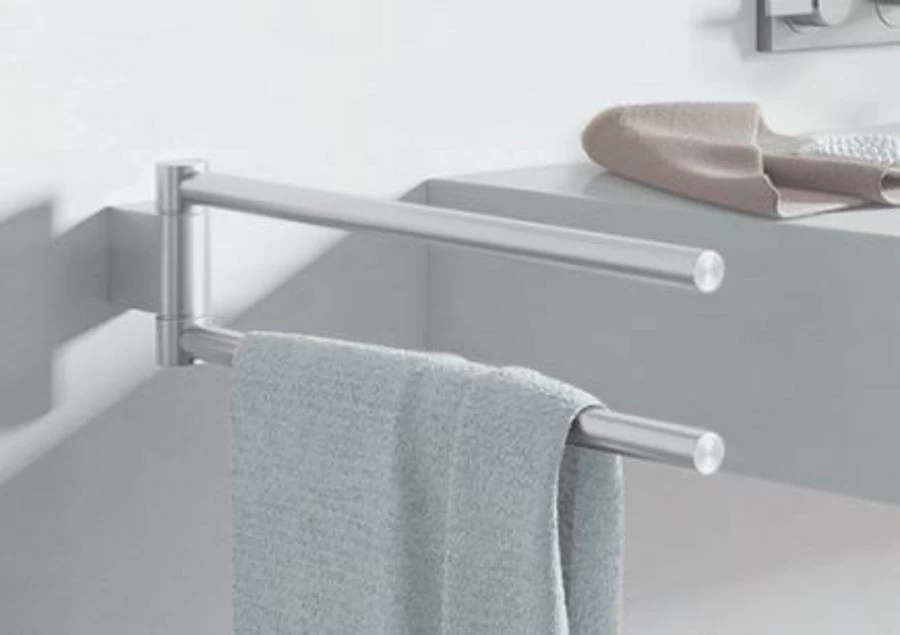 ZACK Atore Handdoekhouder 2-armig 46cm RVS Mat