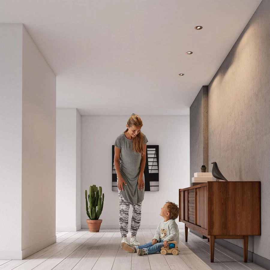 Philips Donegal Inbouwspot Koper Richtbaar Rond 3x GU10 NW 230V - Afbeelding 3