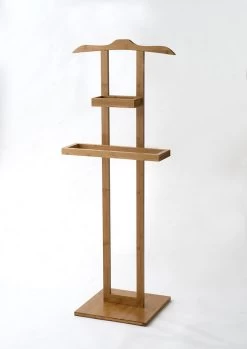 Compactor Home Kledingrek Met Kapstok Bamboo - 44.5x32x115cm