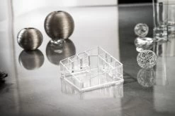 Compactor Make-Up Organizer 14x14x7.2cm Transparant