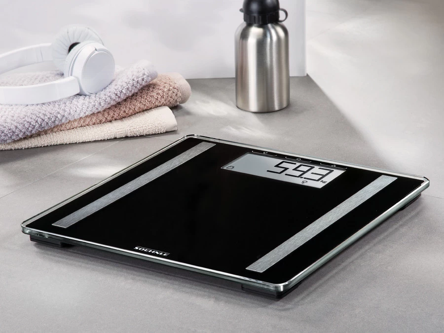 Soehnle Personenweegschaal Shape Sense Contr100 - 31x31x2,1CM- Zwart - Digitaal - Afbeelding 3