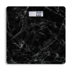 ADE Personenweegschaal Digitaal Aurora 30x30 Cm - Tot 180 Kg - Marmer Zwart