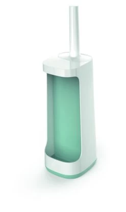 Joseph Joseph Flex Smart Plus Toiletborstel Met Houder Cremekleur