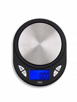 ADE Precisieweegschaal Digitaal Pocket 10x13 Cm - Tot 110 G - Op 0.01 G - RVS