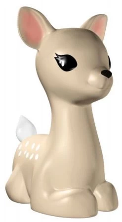 Nachtlamp LED Hert - Colour Changing DHINK - Beige - 15min Timer - 16 Cm