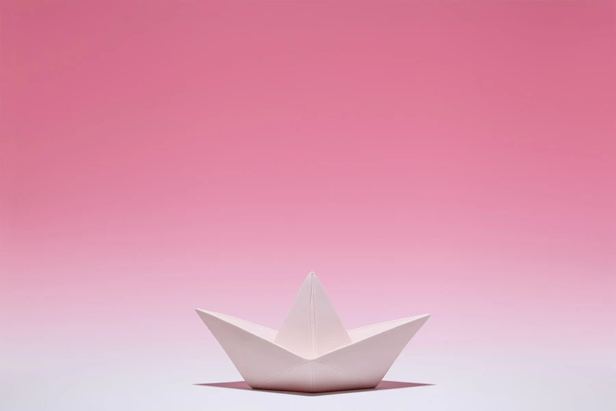 Goodnight Light The Paper Boat Lamp Pastel Roze - Afbeelding 7