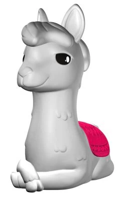 Nachtlamp Nachtlamp LED Alpaca Rood 17 Cm - Dhink - Colour Changing +Timer