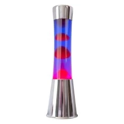 Fisura Lava Lamp Rood Met Paarse Vloeistof