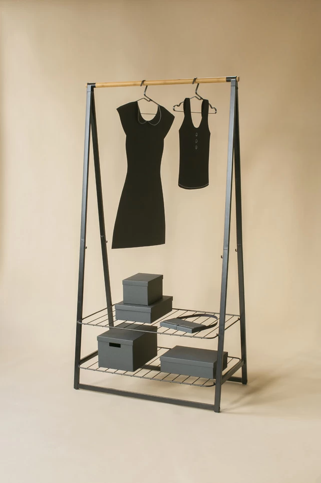 Brabantia Kledingrek Linn Large Zwart - Afbeelding 3