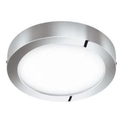 Eglo Fueva 1 Plafondlamp Badkamer IP44 22W - Chroom - Rond