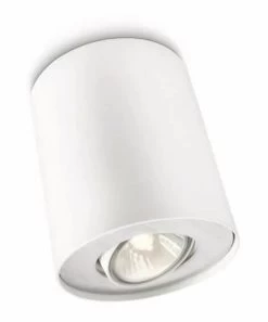 Philips Pillar Opbouwspot Wit 1x GU10 20W 230V