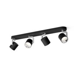 Philips Plafondlicht Byrl Bar Zwart 4x4.3W 24V - Integrated Led