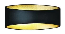Fantasia Myra Wandlicht Satin Black Gold5W Led Lamp