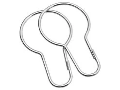 Sealskin Hooks Douchegordijnringen Metaal - 12 Stuks