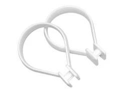 Sealskin Beauty Douchegordijnringen Wit - 12 Stuks