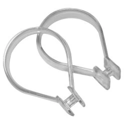 Sealskin Beauty Douchegordijnringen Transparant - 12 Stuks