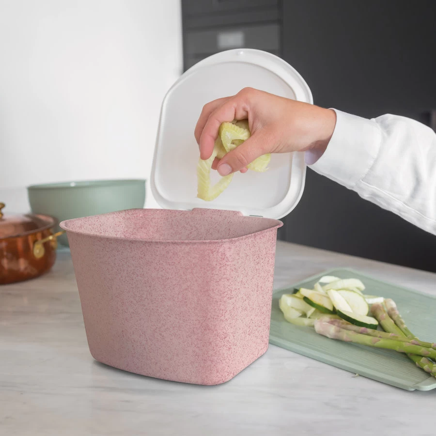Koziol Bibo Keuken Vuilbak 7x40x32 Cm - Organic Pink - Afbeelding 2