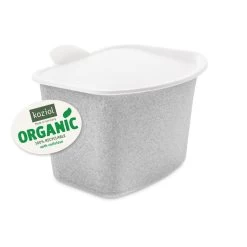 Koziol Bibo Keuken Vuilbak 7x40x32 Cm - Organic Grey