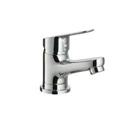 Aquatrends Toledo Lavabokraan Chroom Met Automatische Lediging