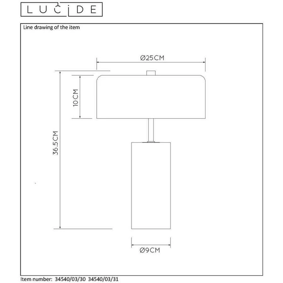 Lucide Mirasol Tafellamp Zwart 3x7w G9 - Afbeelding 6